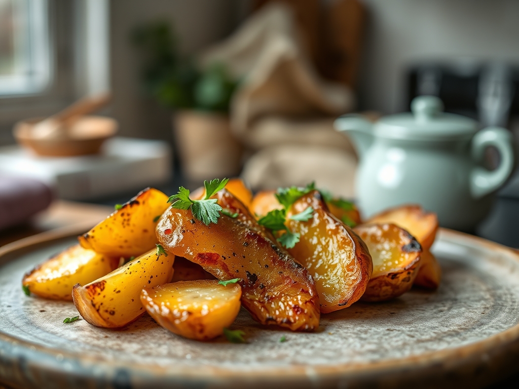 Freshly prepared air fryer breakfast potato recipes