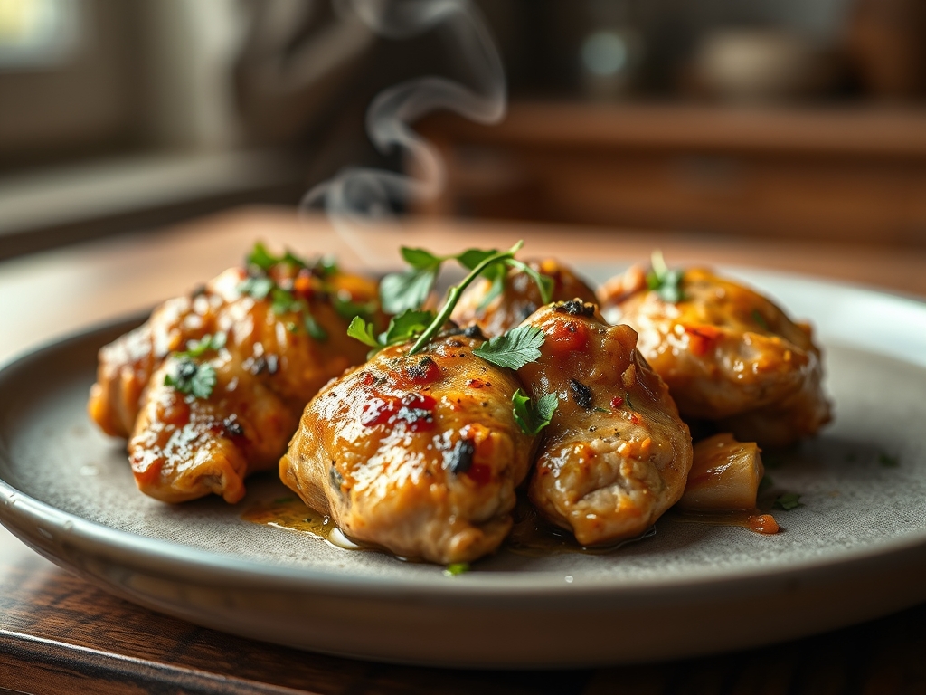 Freshly prepared chicken recipes halal