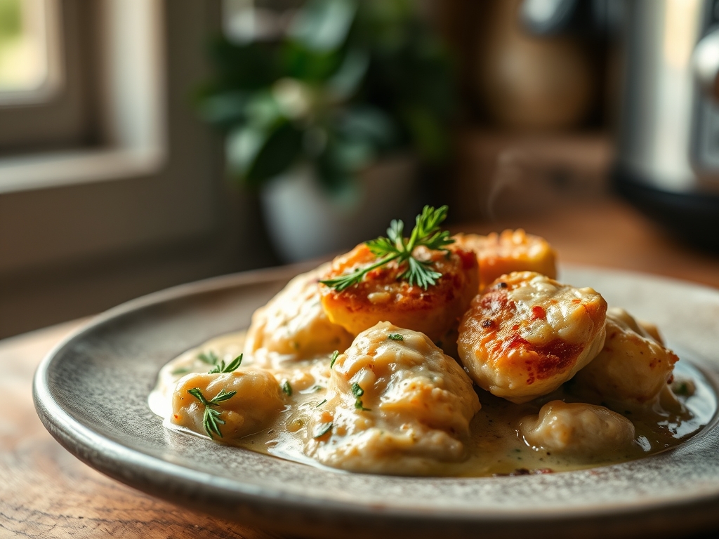 Freshly prepared crock pot cream of chicken recipes