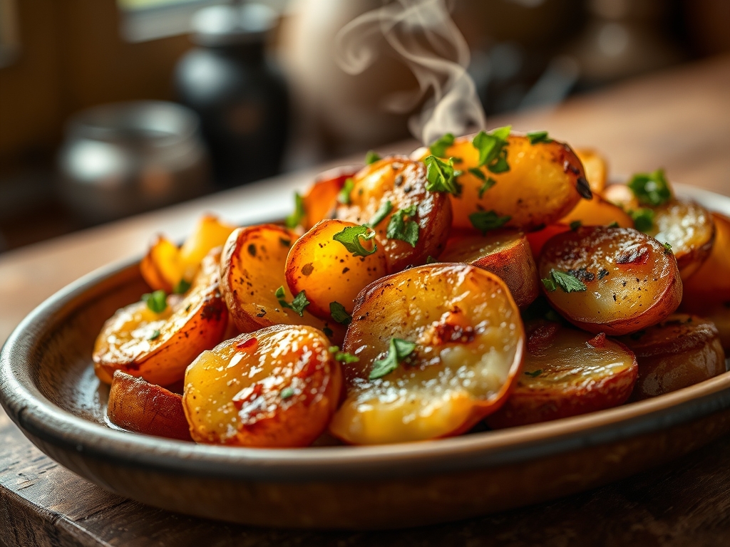 Freshly prepared frozen potato recipes