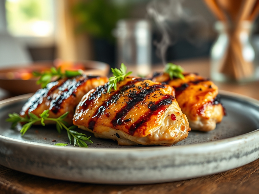 Freshly prepared grilled chicken recipes for dinner
