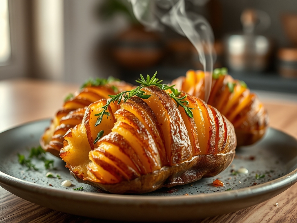 Freshly prepared russet baked potato recipes