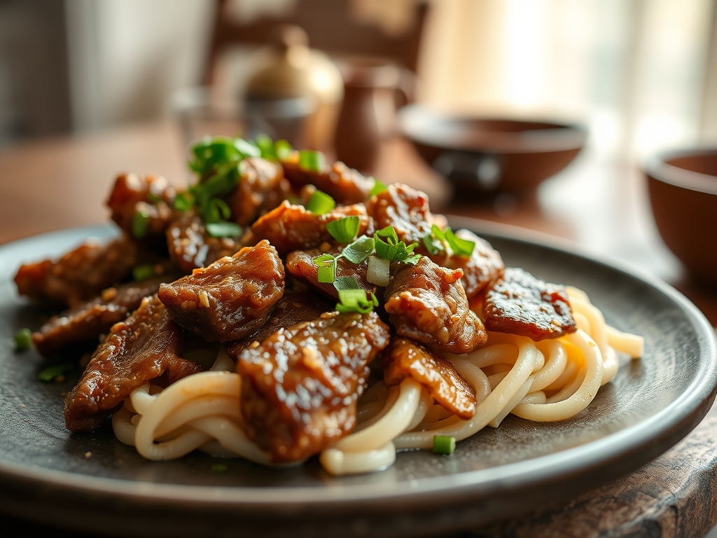 Freshly prepared sesame beef recipes