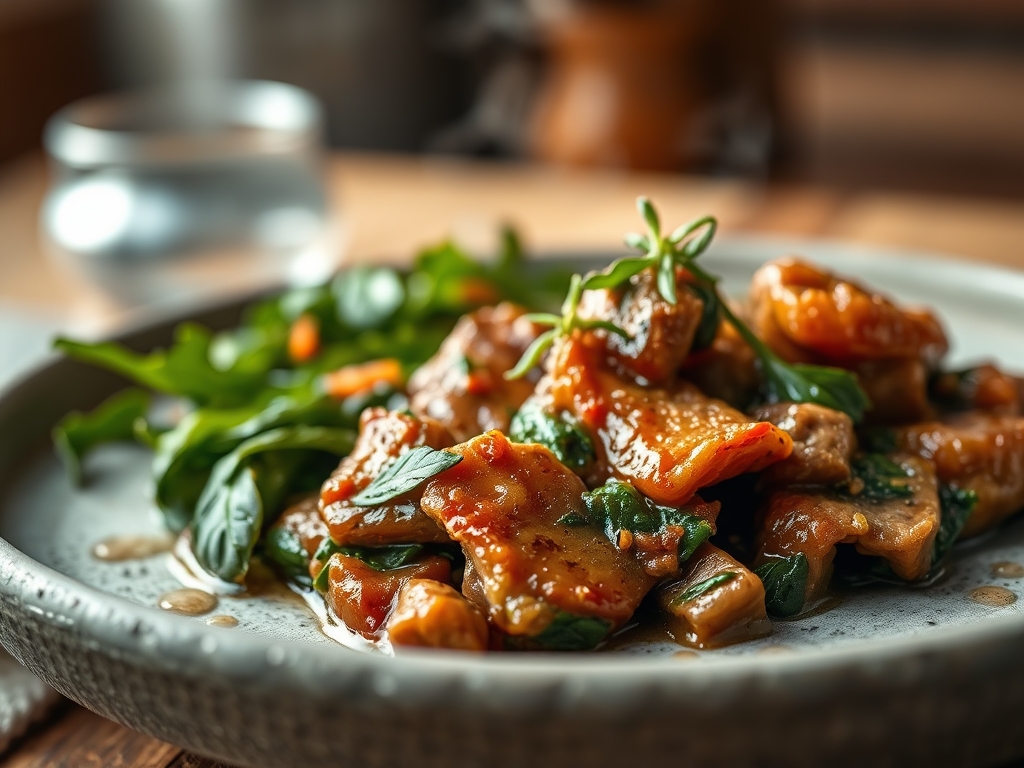 Freshly prepared spinach beef recipes