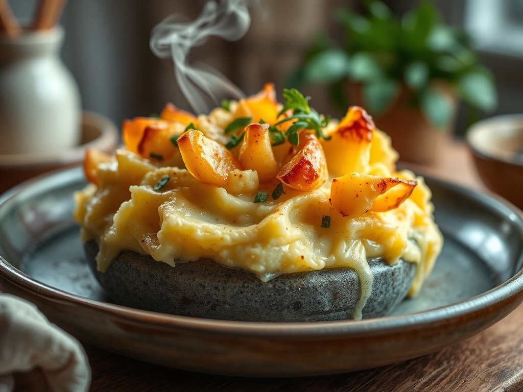 Freshly prepared vegan mashed potato recipes
