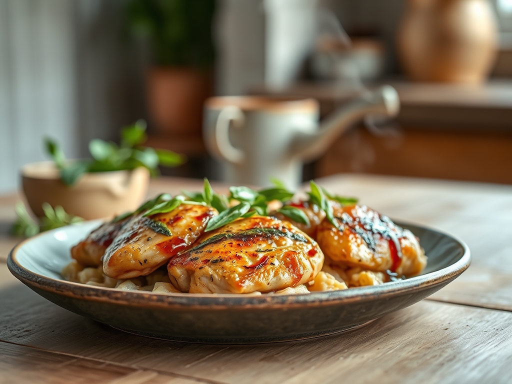 Freshly prepared wheat free chicken recipes